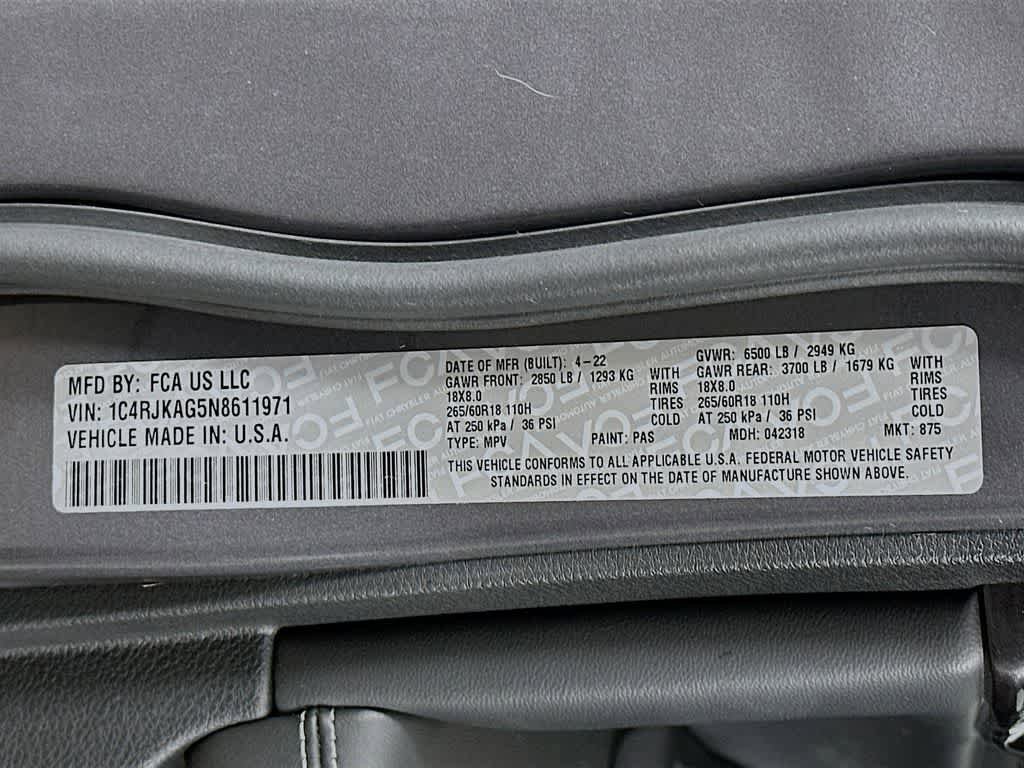 Used 2022 Jeep Grand Cherokee L Laredo w/ Luxury Tech Group I AWD/4WD image 23