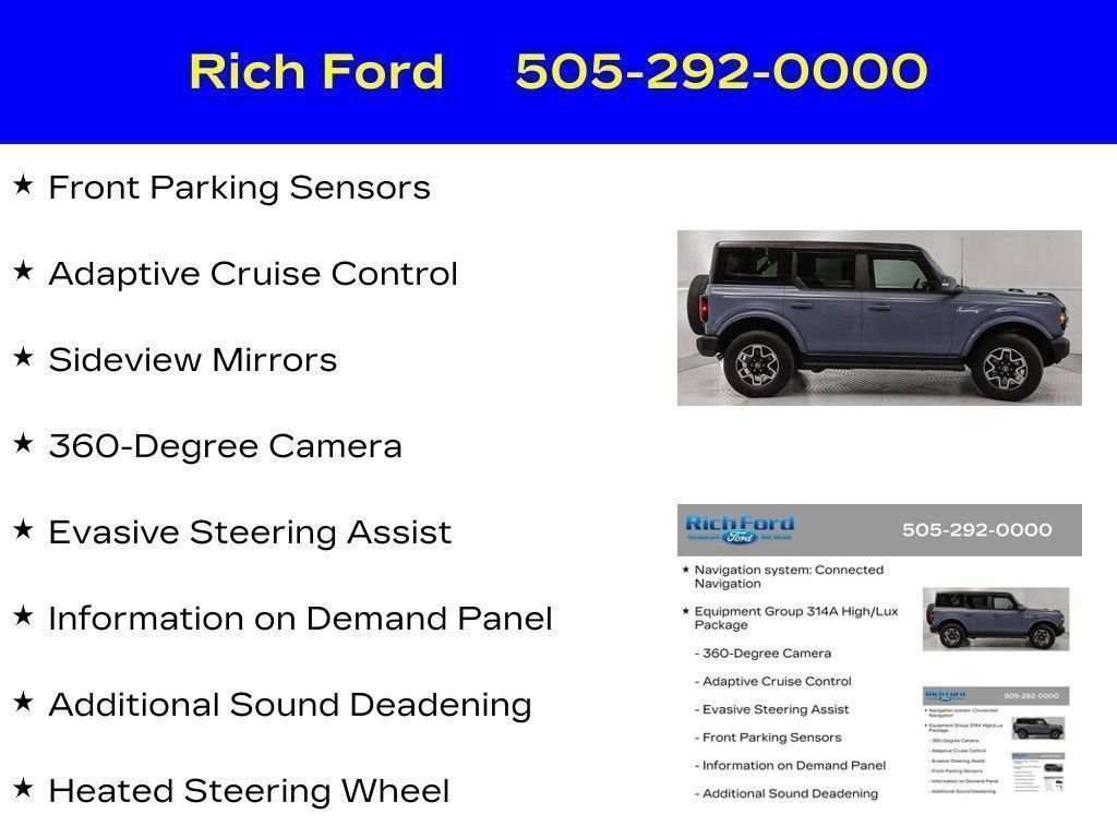 Certified 2024 Ford Bronco Outer Banks AWD/4WD image 45