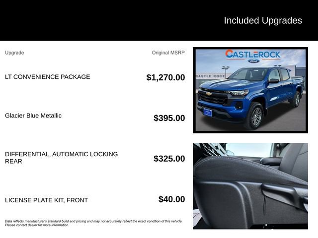 Used 2023 Chevrolet Colorado LT w/ LT Convenience Package image 5