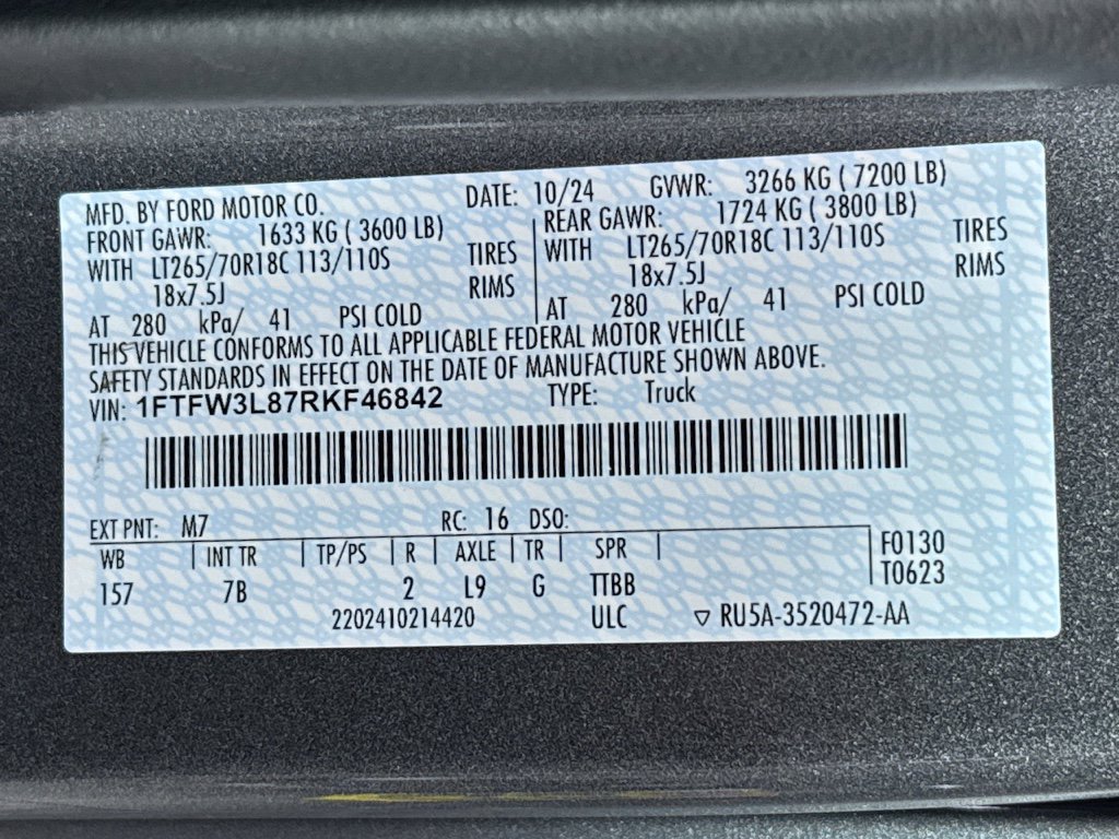 Certified 2024 Ford F150 XLT w/ Equipment Group 302A MID image 30