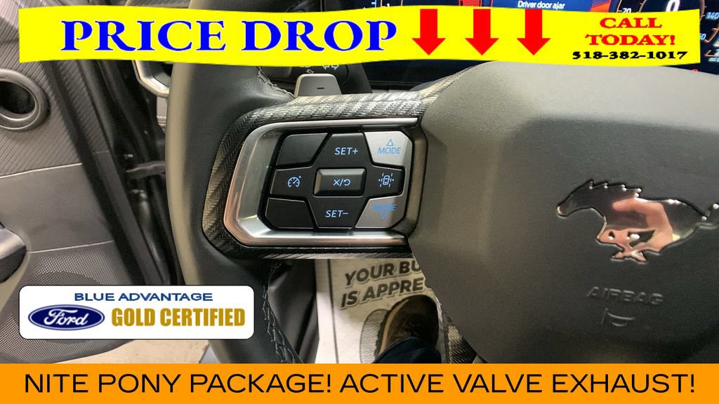 Certified 2025 Ford Mustang GT Premium w/ Mustang Nite Pony Package RWD image 26