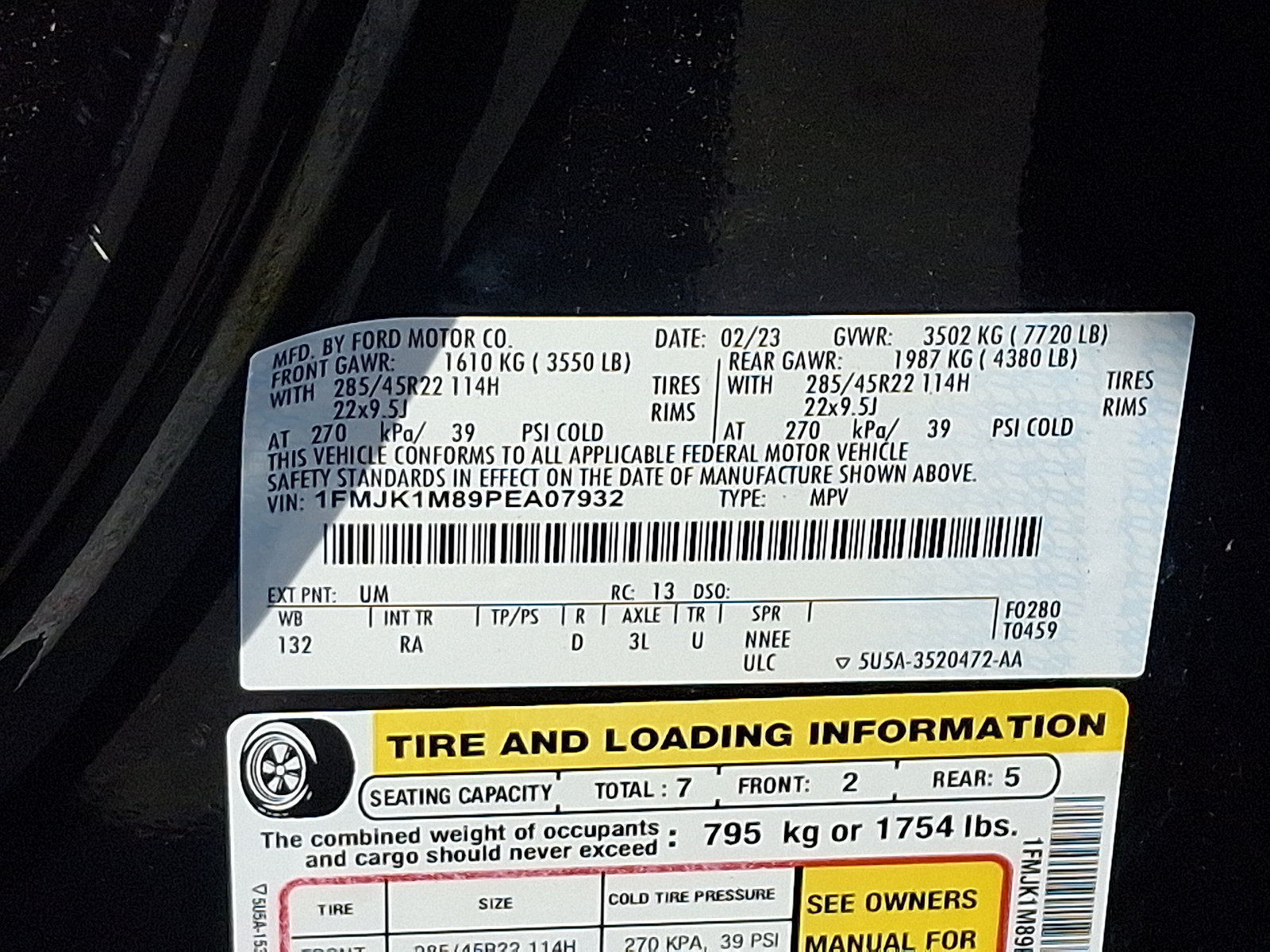 Certified 2023 Ford Expedition Max Platinum AWD/4WD image 27