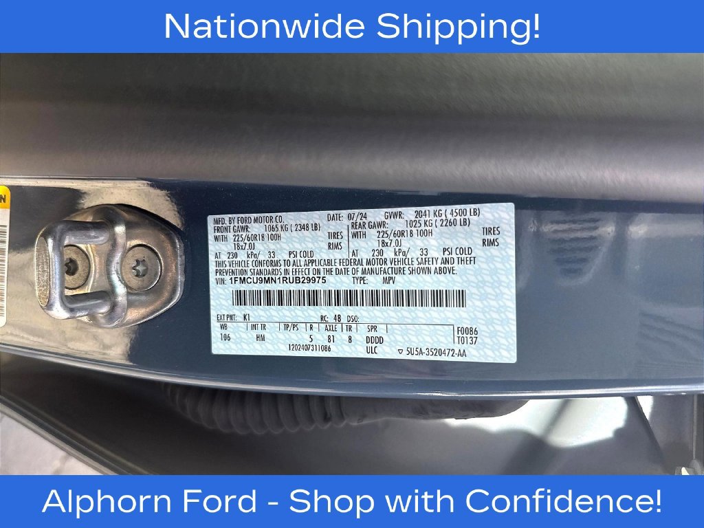 Certified 2024 Ford Escape ST-Line w/ Tech Pack #1 AWD/4WD image 19