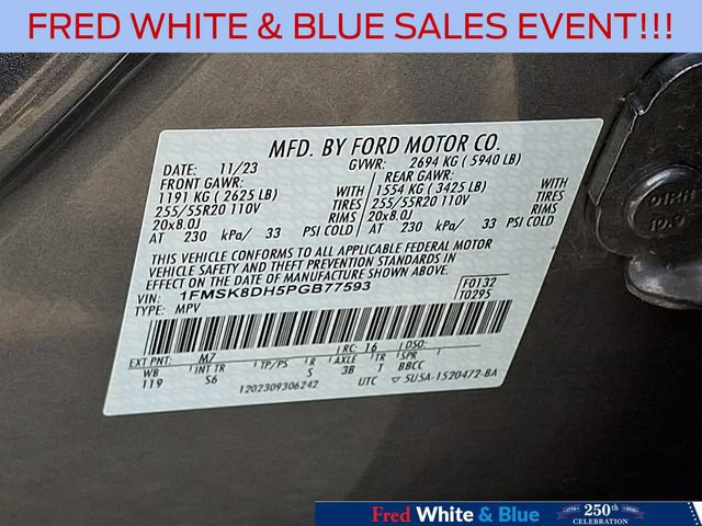 Certified 2023 Ford Explorer XLT w/ Equipment Group 202A AWD/4WD image 27
