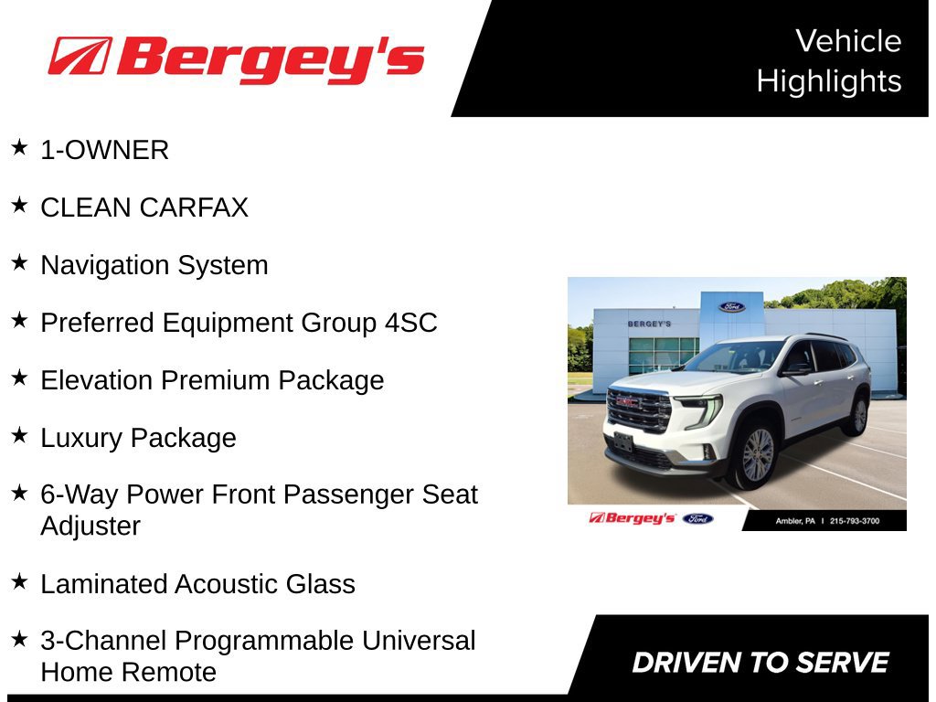 Used 2026 GMC Acadia Elevation w/ Elevation Premium Package FWD image 5