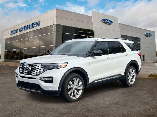 Certified 2023 Ford Explorer Platinum w/ Class IV Trailer Tow Package AWD/4WD image 1