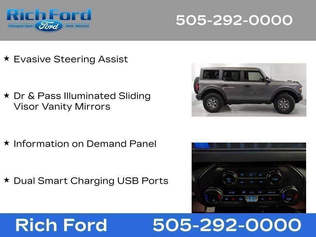 Certified 2025 Ford Bronco Badlands AWD/4WD image 93