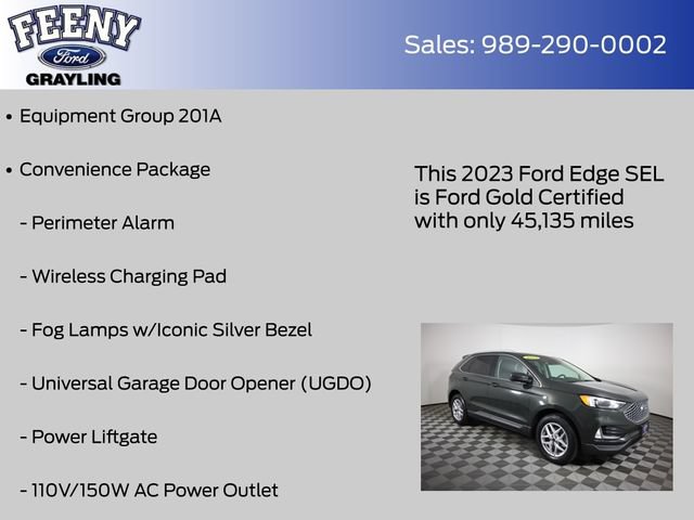 Certified 2023 Ford Edge SEL w/ Convenience Package AWD/4WD image 9