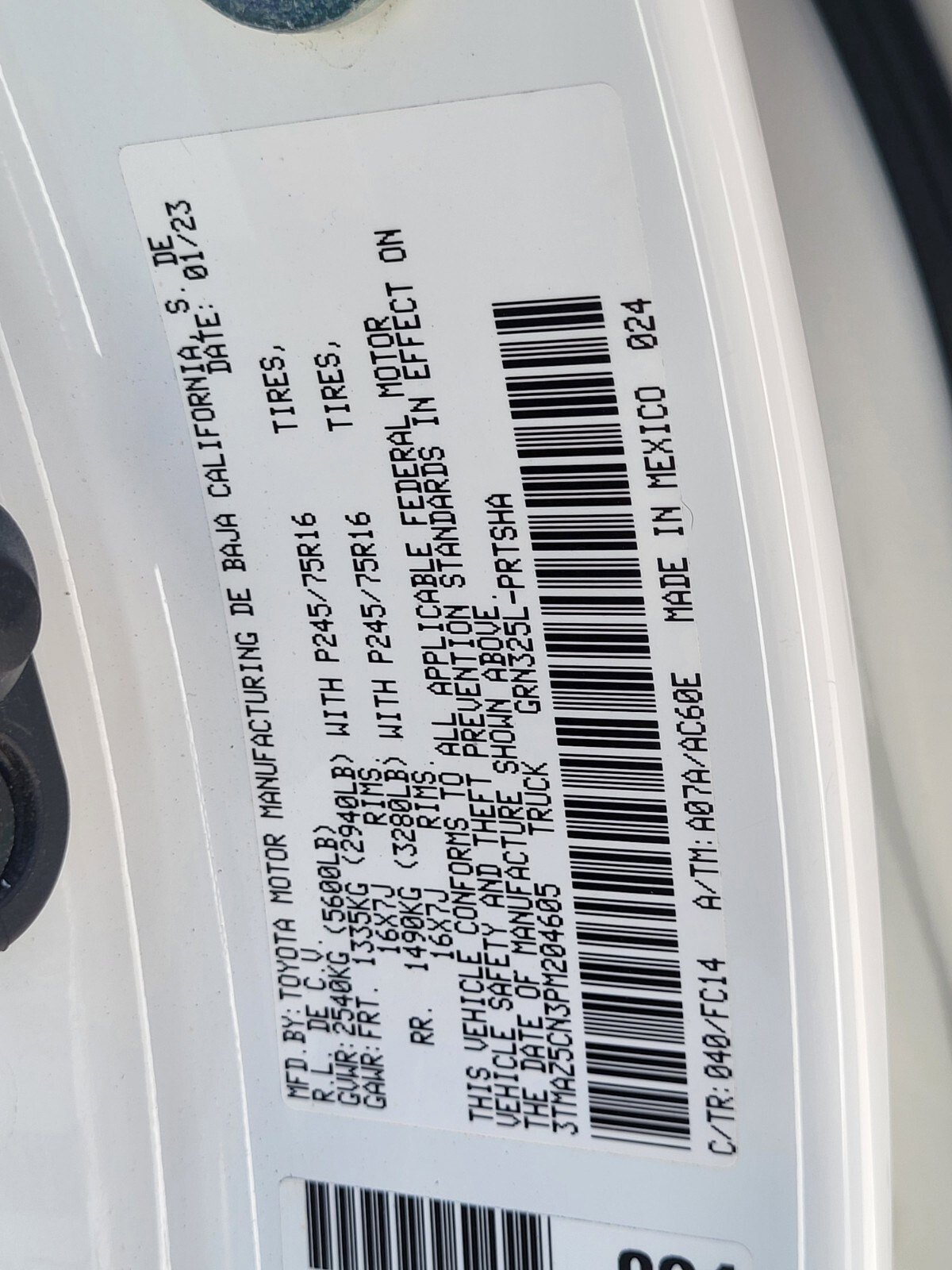 Used 2023 Toyota Tacoma SR5 image 34