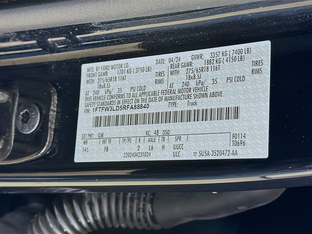 Certified 2024 Ford F150 XLT w/ Equipment Group 302A MID AWD/4WD image 41
