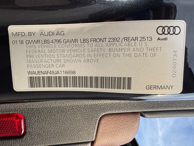 Used 2018 Audi A4 2.0T Premium Plus w/ Premium Plus Package AWD/4WD image 26