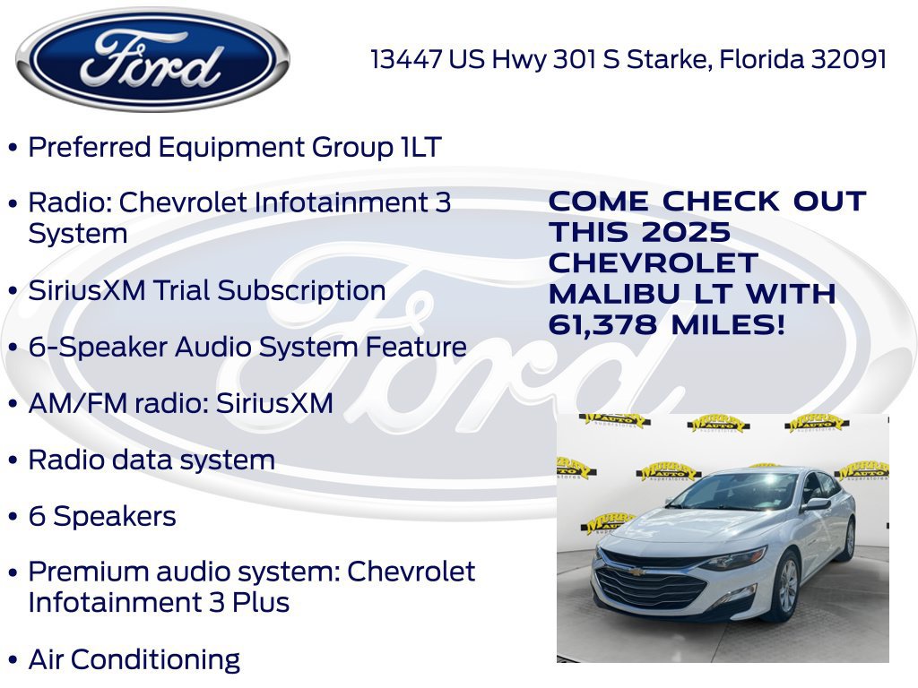 Used 2025 Chevrolet Malibu LT FWD image 17