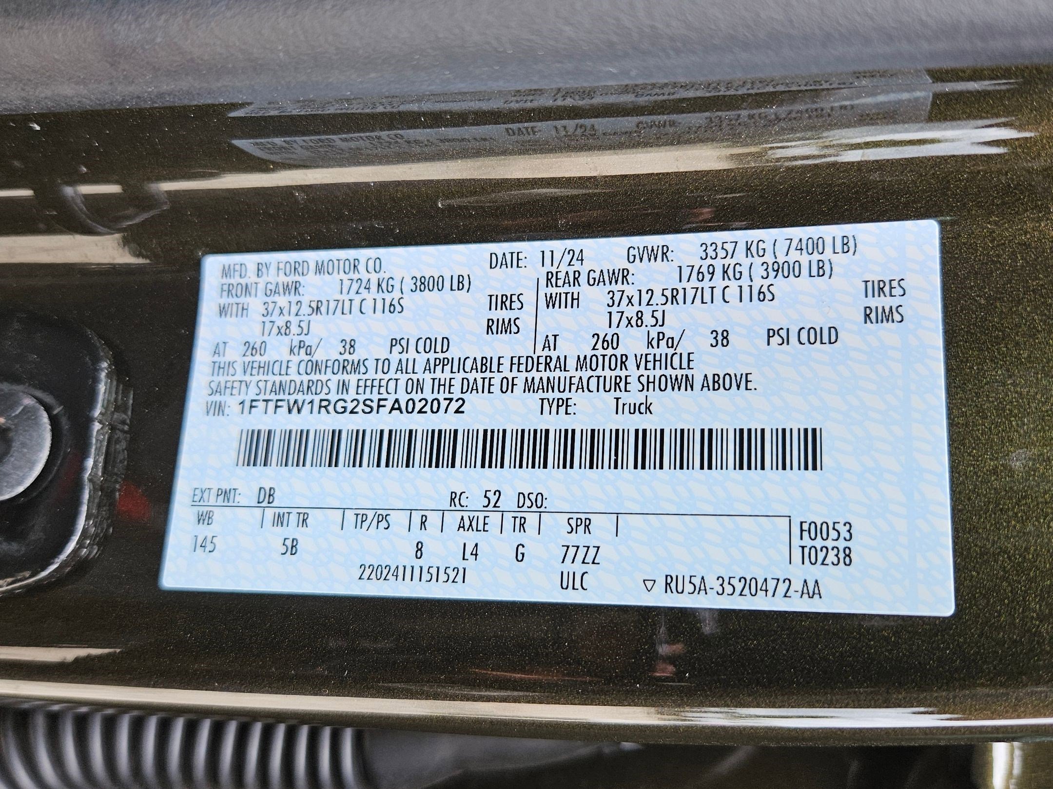 Certified 2025 Ford F150 Raptor AWD/4WD image 35