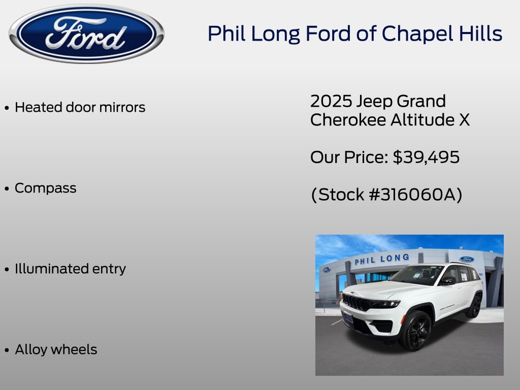 Used 2025 Jeep Grand Cherokee Altitude AWD/4WD image 40
