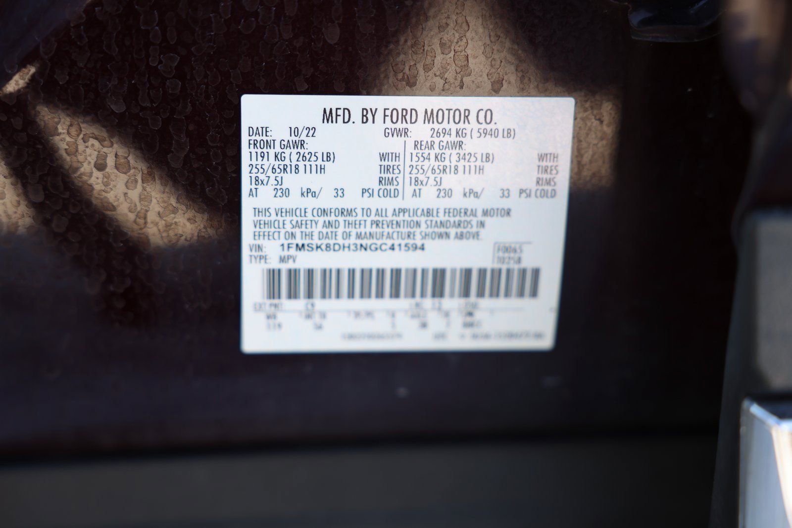 Certified 2022 Ford Explorer XLT w/ Equipment Group 202A AWD/4WD image 42