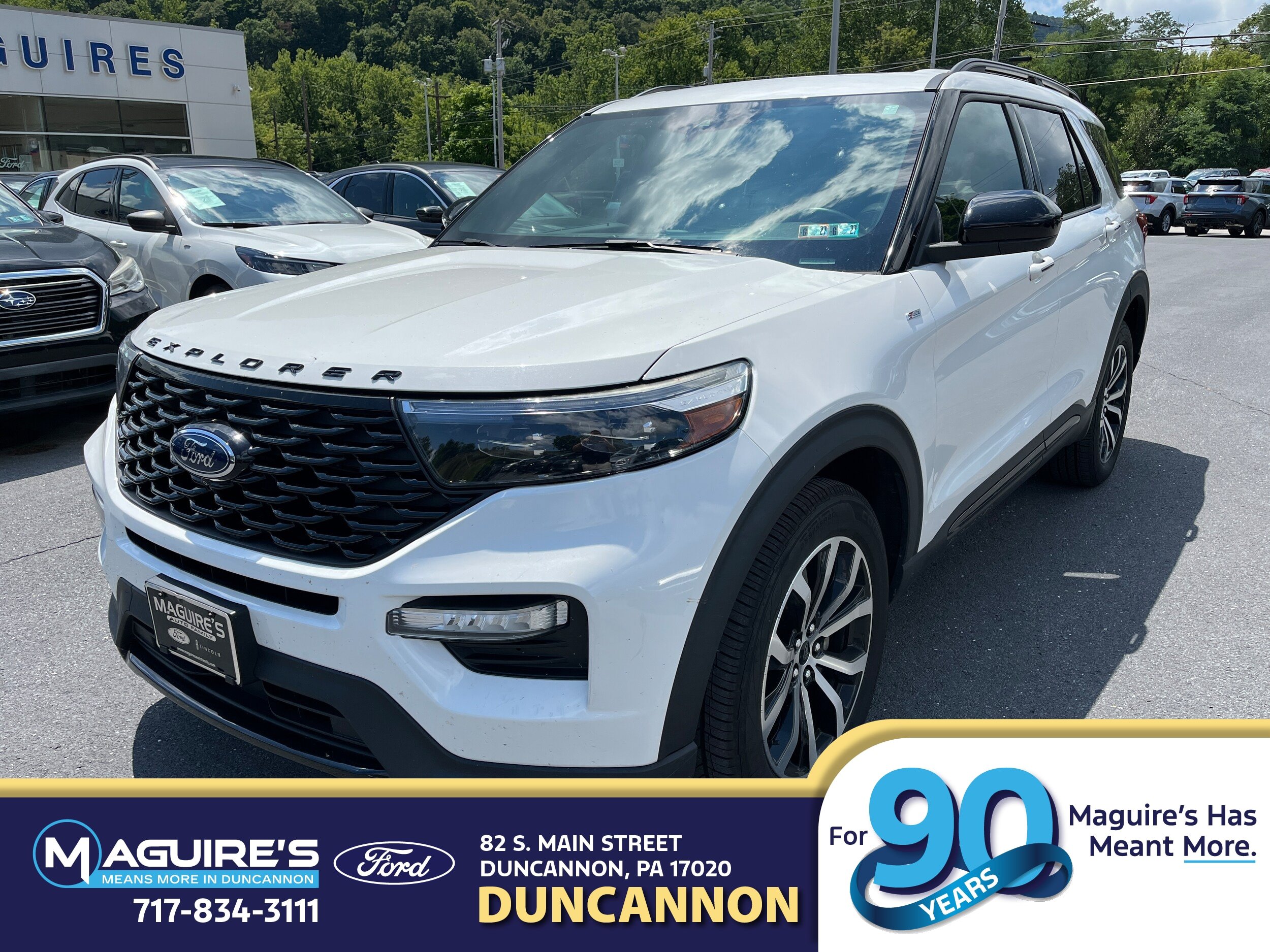 Certified 2022 Ford Explorer ST-Line w/ Class IV Trailer Tow Package