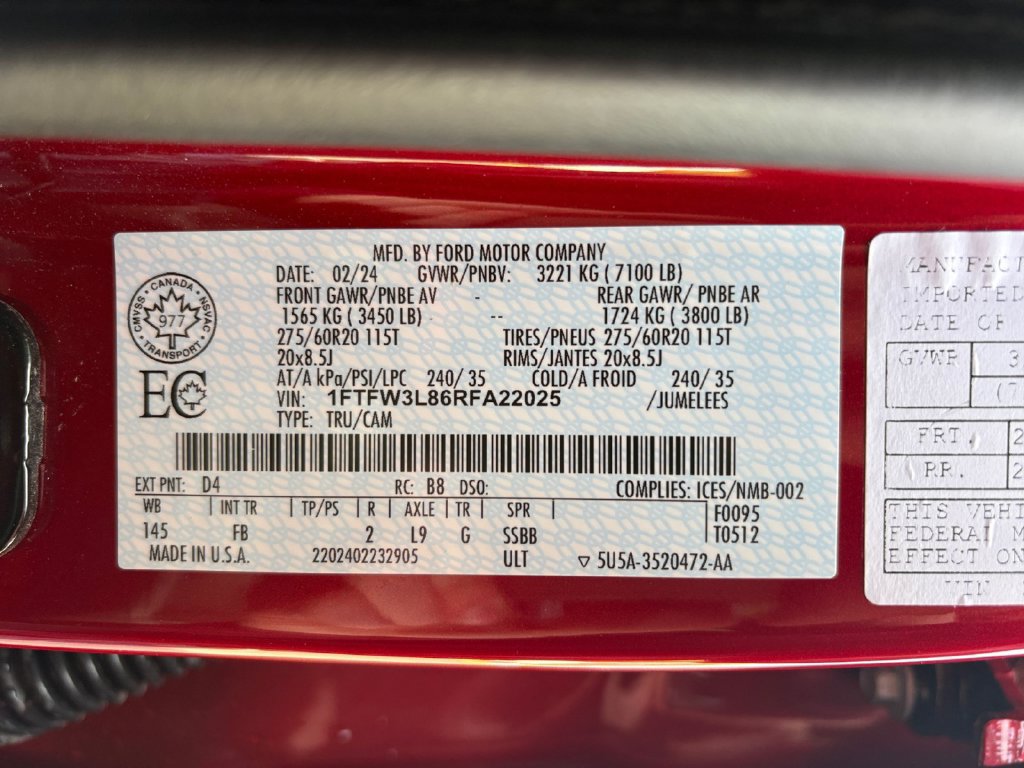 Certified 2024 Ford F150 XLT w/ Equipment Group 302A MID AWD/4WD image 25