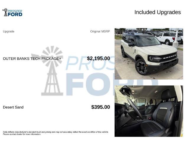 Certified 2025 Ford Bronco Sport Outer Banks w/ Outer Banks Tech Package+ AWD/4WD image 3