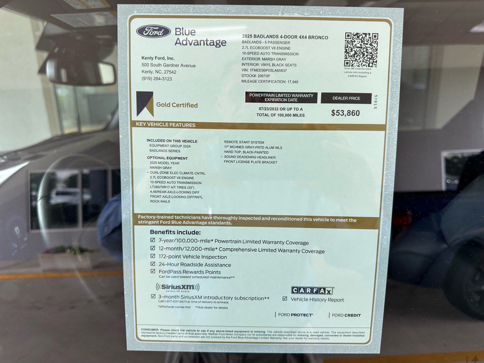 Certified 2025 Ford Bronco Badlands AWD/4WD image 4