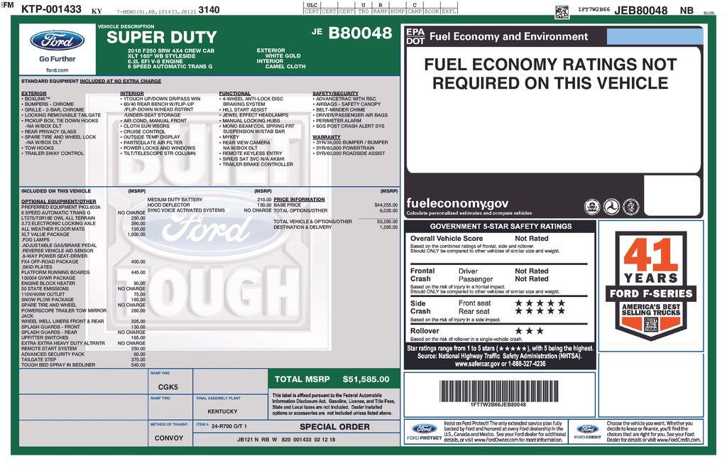 Certified 2018 Ford F250 XLT w/ XLT Value Package AWD/4WD image 5