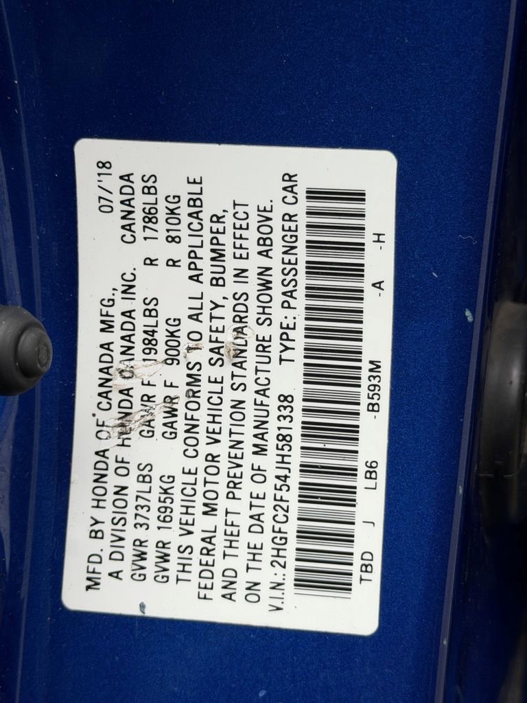 Used 2018 Honda Civic LX image 28
