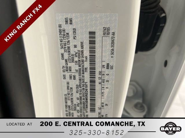 Certified 2024 Ford F350 King Ranch w/ Chrome Package image 30