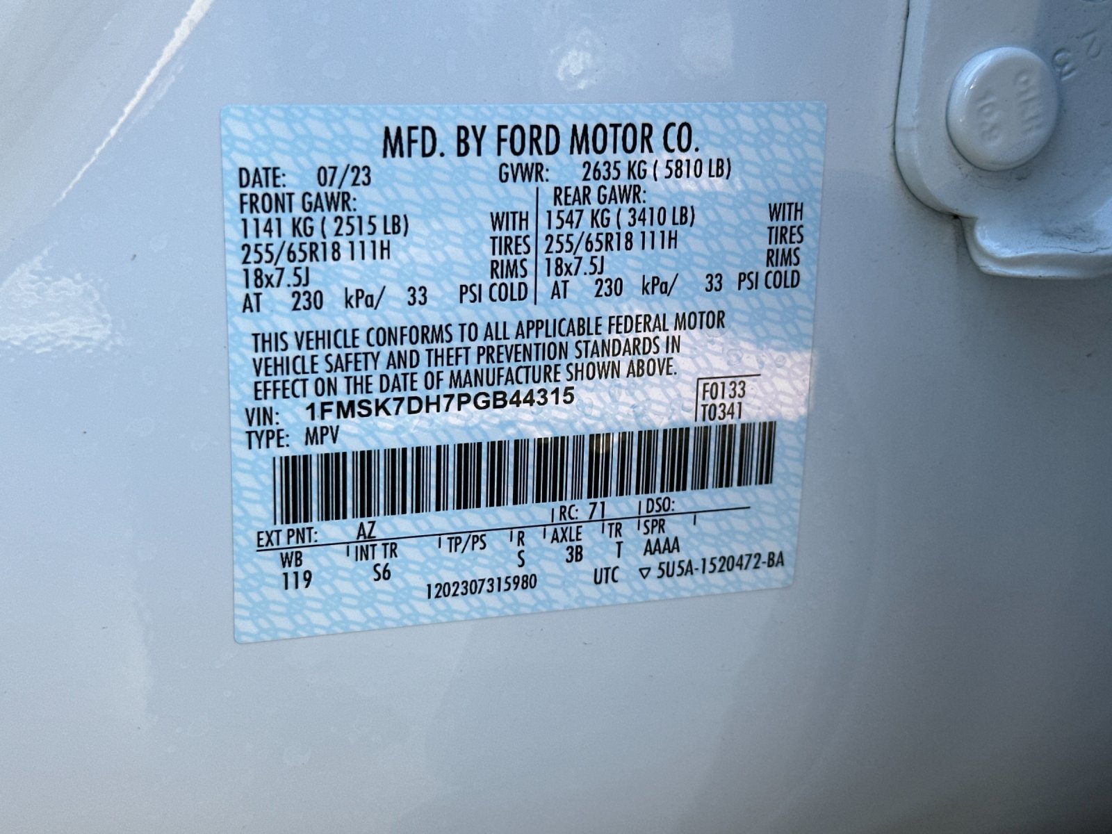 Certified 2023 Ford Explorer XLT w/ Equipment Group 202A RWD image 42