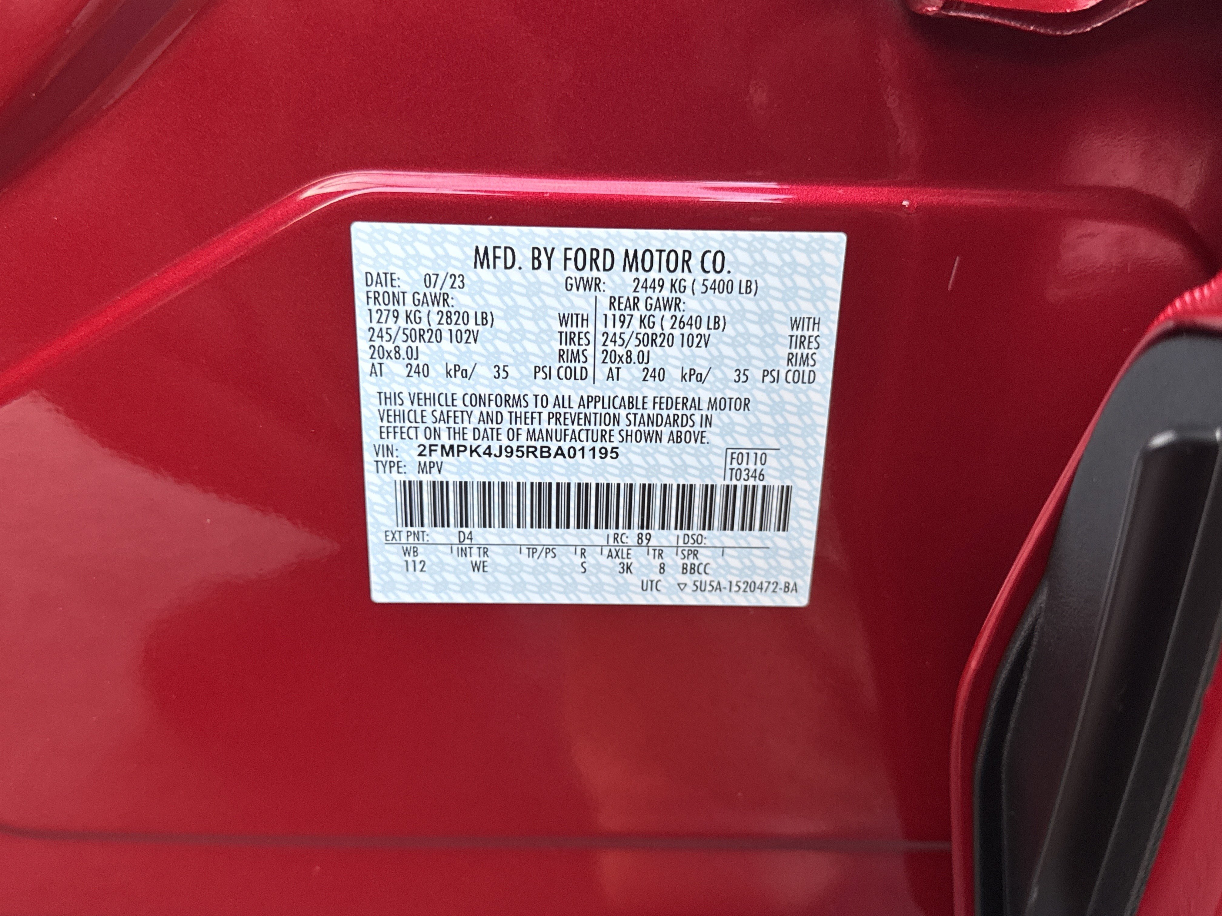 Certified 2024 Ford Edge ST-Line image 37