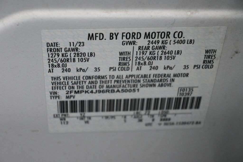 Certified 2024 Ford Edge SEL AWD/4WD image 19