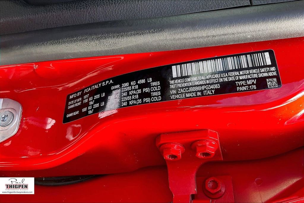 Used 2017 Jeep Renegade Altitude image 33