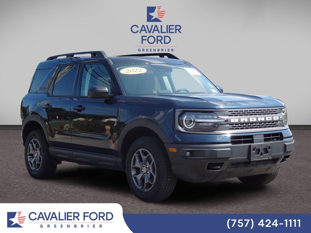 Certified 2022 Ford Bronco Sport Badlands w/ Premium Package