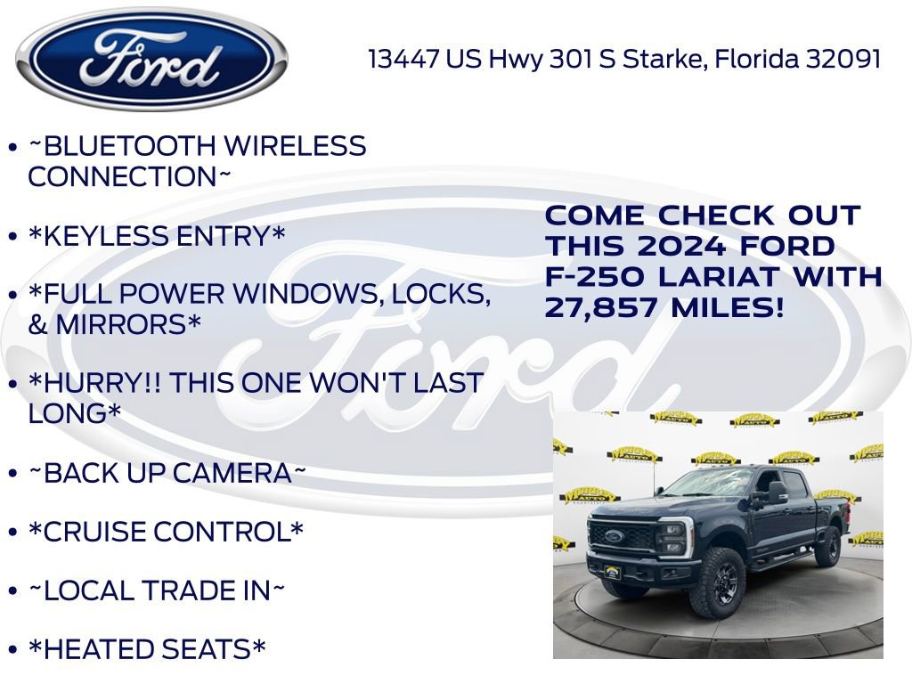 Certified 2024 Ford F250 Lariat w/ Lariat Ultimate Package AWD/4WD image 12