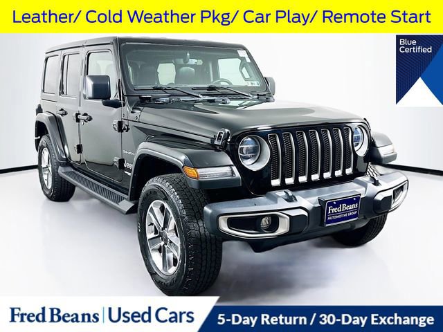 Used 2022 Jeep Wrangler Unlimited Sahara w/ LED Lighting Group image 7