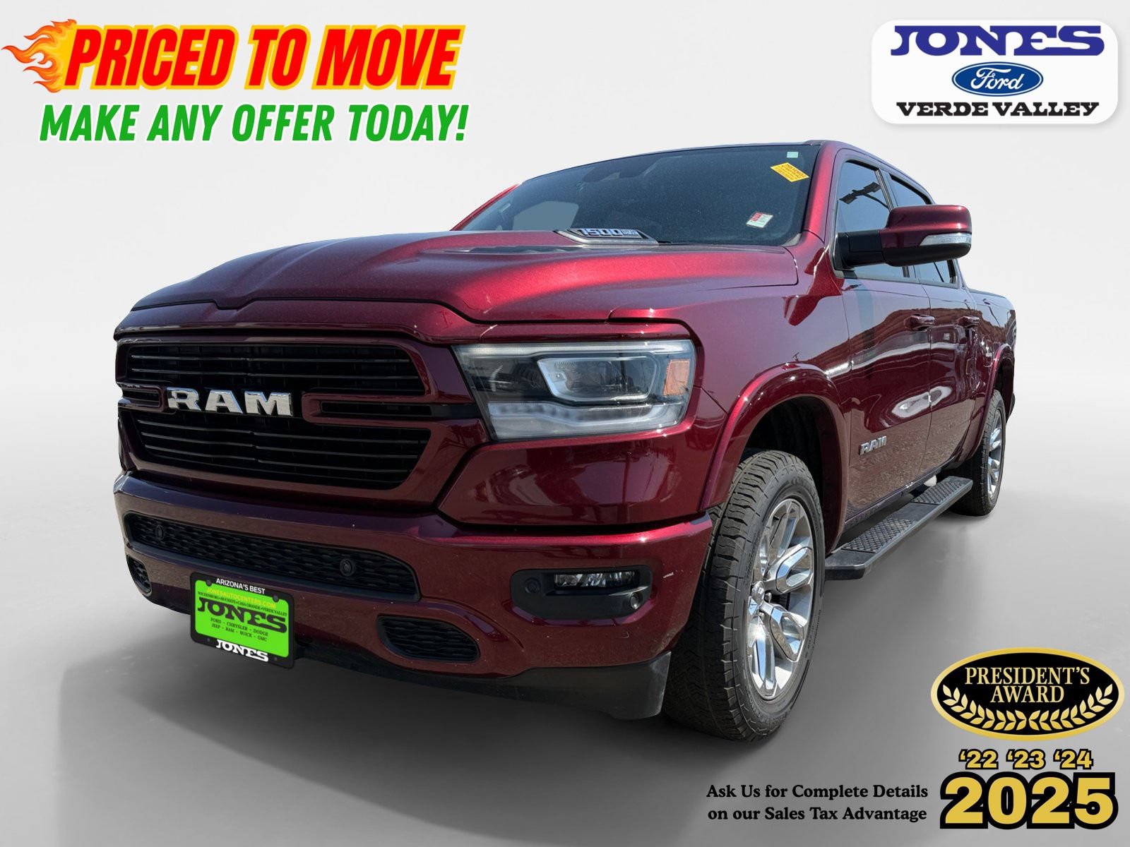 Used 2021 RAM 1500 Laramie w/ Sport Appearance Package