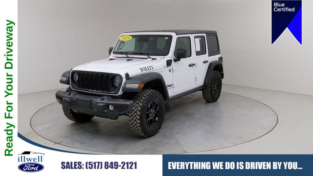 Used 2025 Jeep Wrangler Unlimited Sport S 4xe AWD/4WD image 1