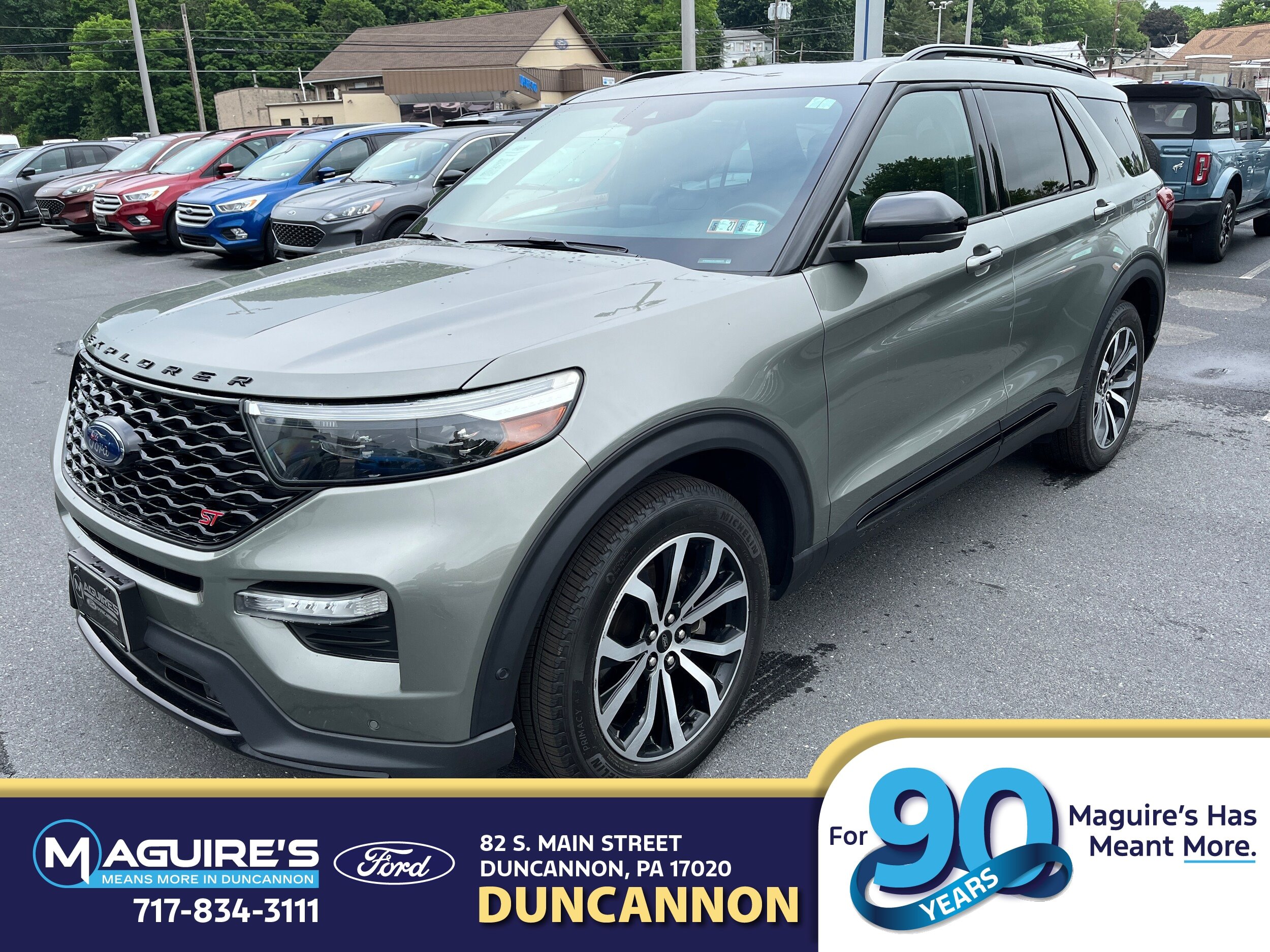Certified 2020 Ford Explorer ST w/ Premium Technology Package AWD/4WD image 1