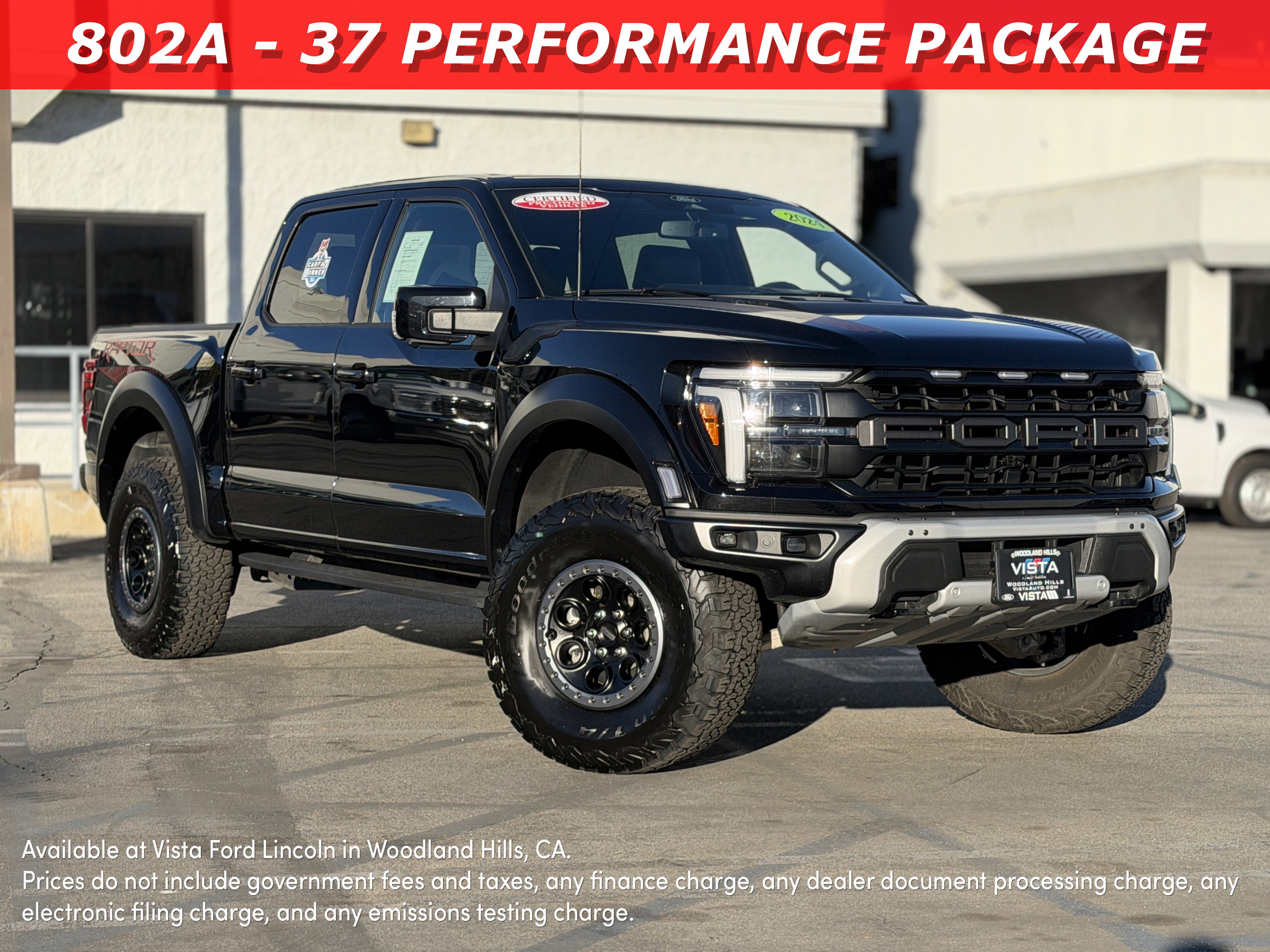 Certified 2024 Ford F150 Raptor