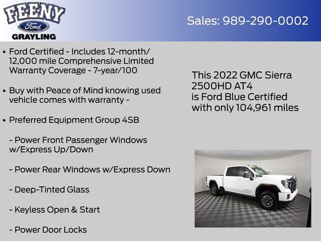 Used 2022 GMC Sierra 2500 AT4 AWD/4WD image 4