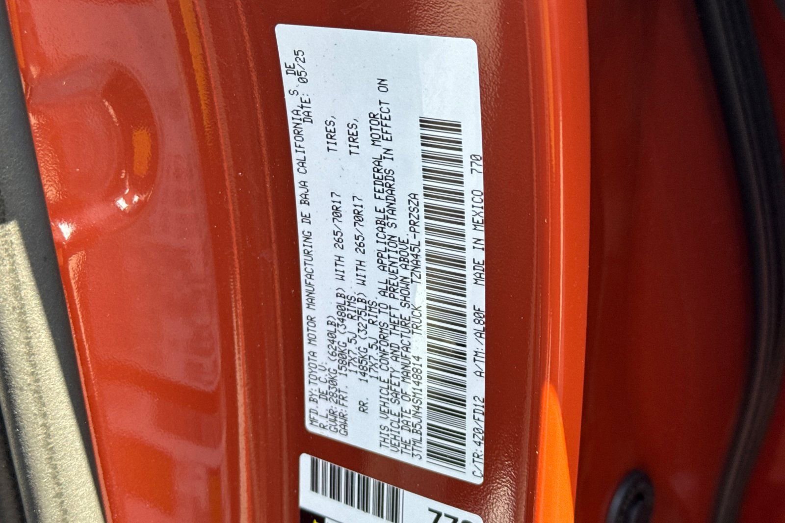 Used 2025 Toyota Tacoma TRD Off-Road AWD/4WD image 57
