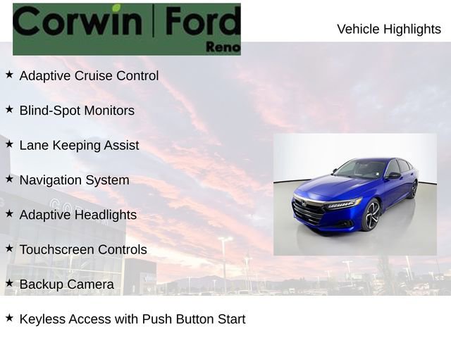 Used 2022 Honda Accord Sport image 2