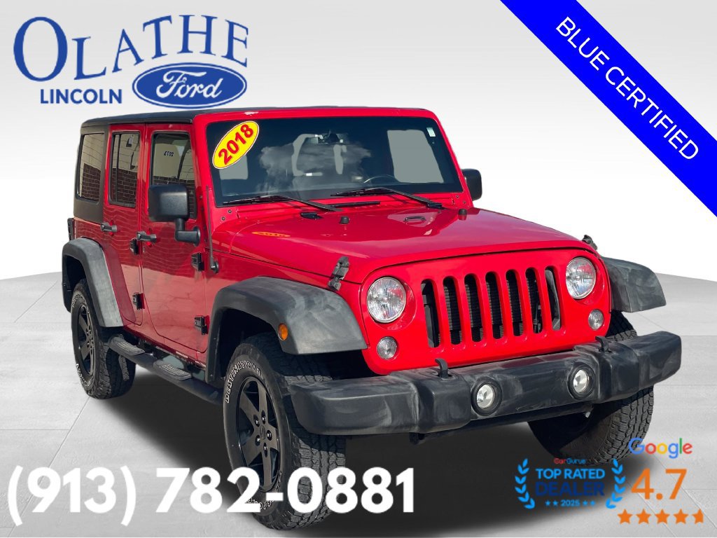Used 2018 Jeep Wrangler Unlimited Sport S AWD/4WD image 8