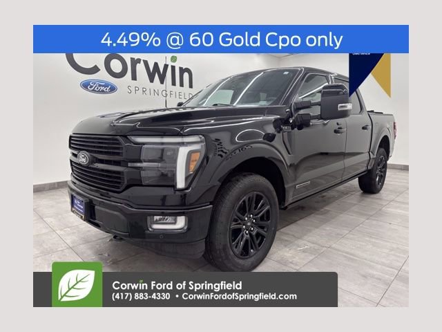 Certified 2025 Ford F150 Platinum w/ FX4 Off-Road Package