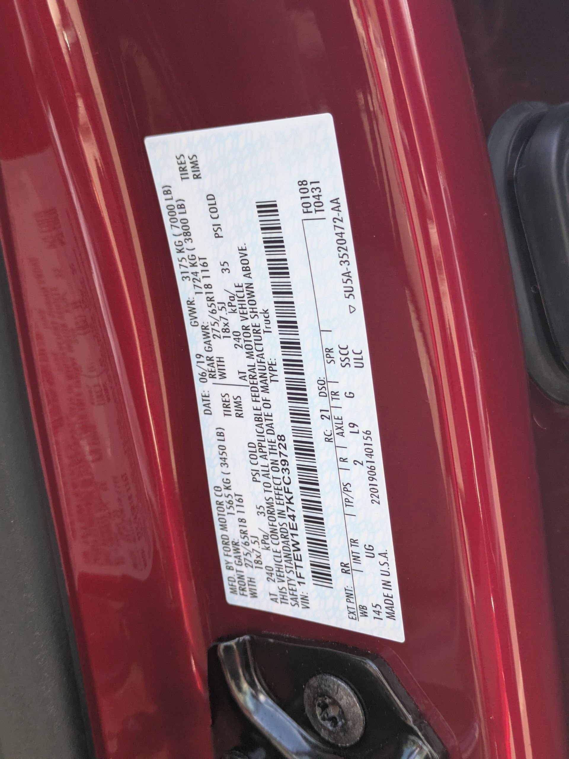 Certified 2019 Ford F150 XLT w/ Equipment Group 302A Luxury image 39