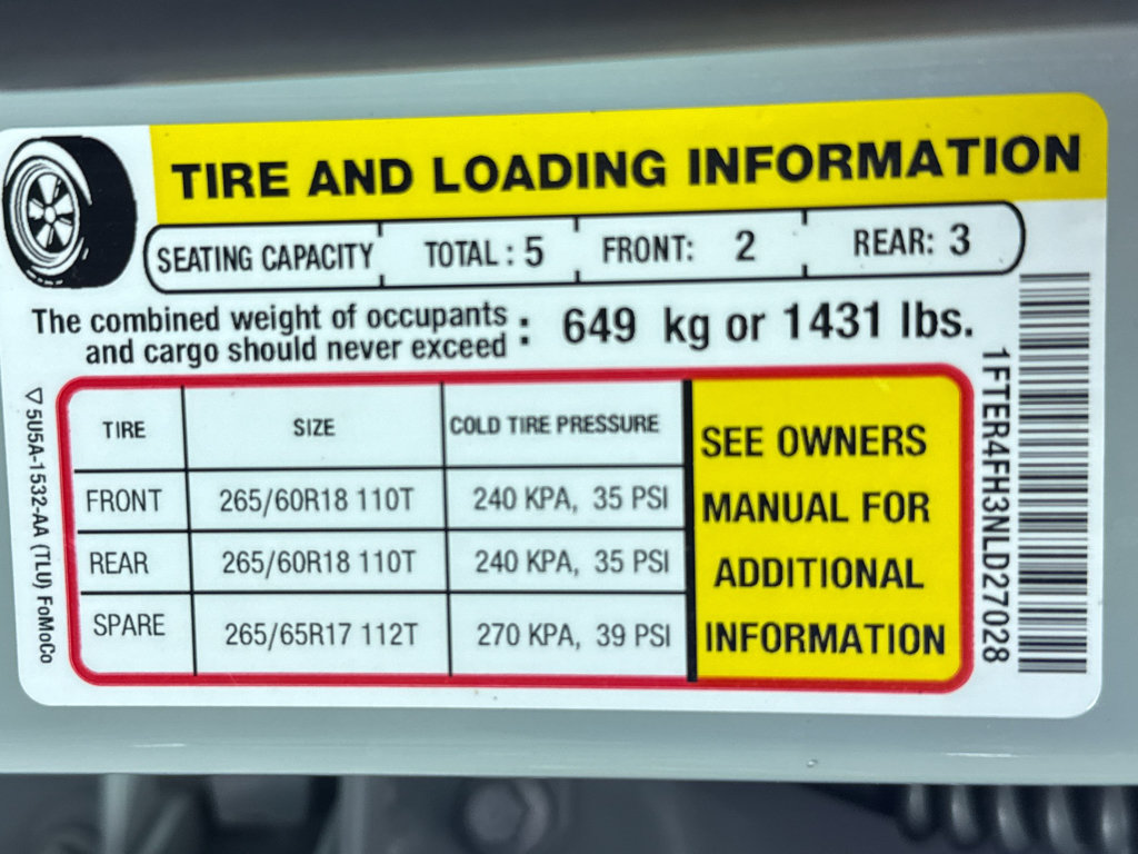 Certified 2022 Ford Ranger Lariat w/ Equipment Group 501A High AWD/4WD image 31