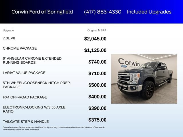 Certified 2021 Ford F250 Lariat w/ Chrome Package AWD/4WD image 6