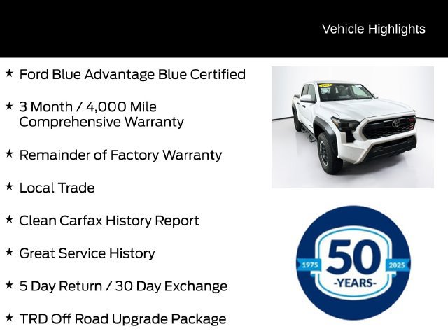 Used 2024 Toyota Tacoma TRD Off-Road w/ TRD Off Road Upgrade Package AWD/4WD image 6