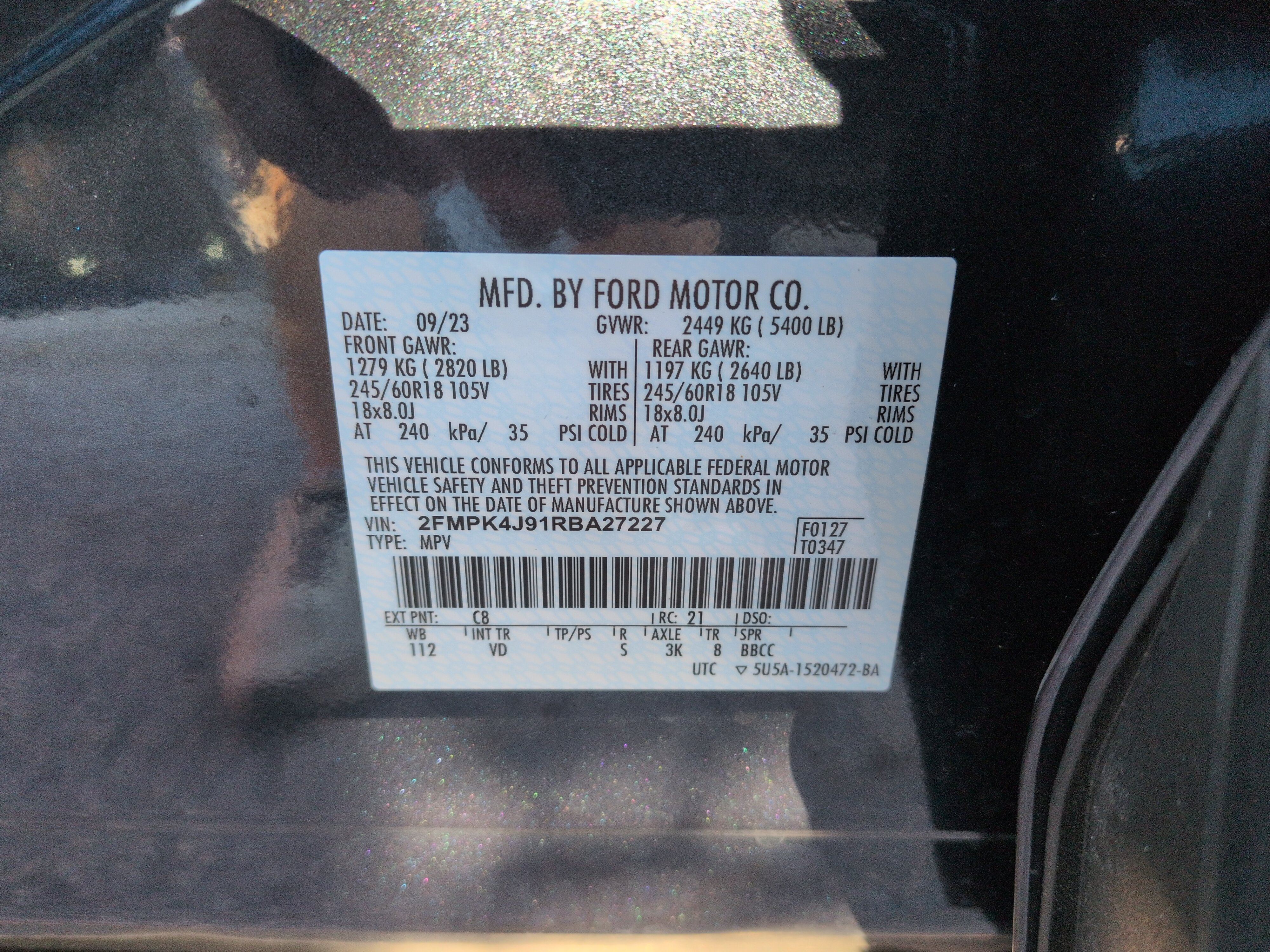 Certified 2024 Ford Edge SEL w/ Convenience Package AWD/4WD image 27