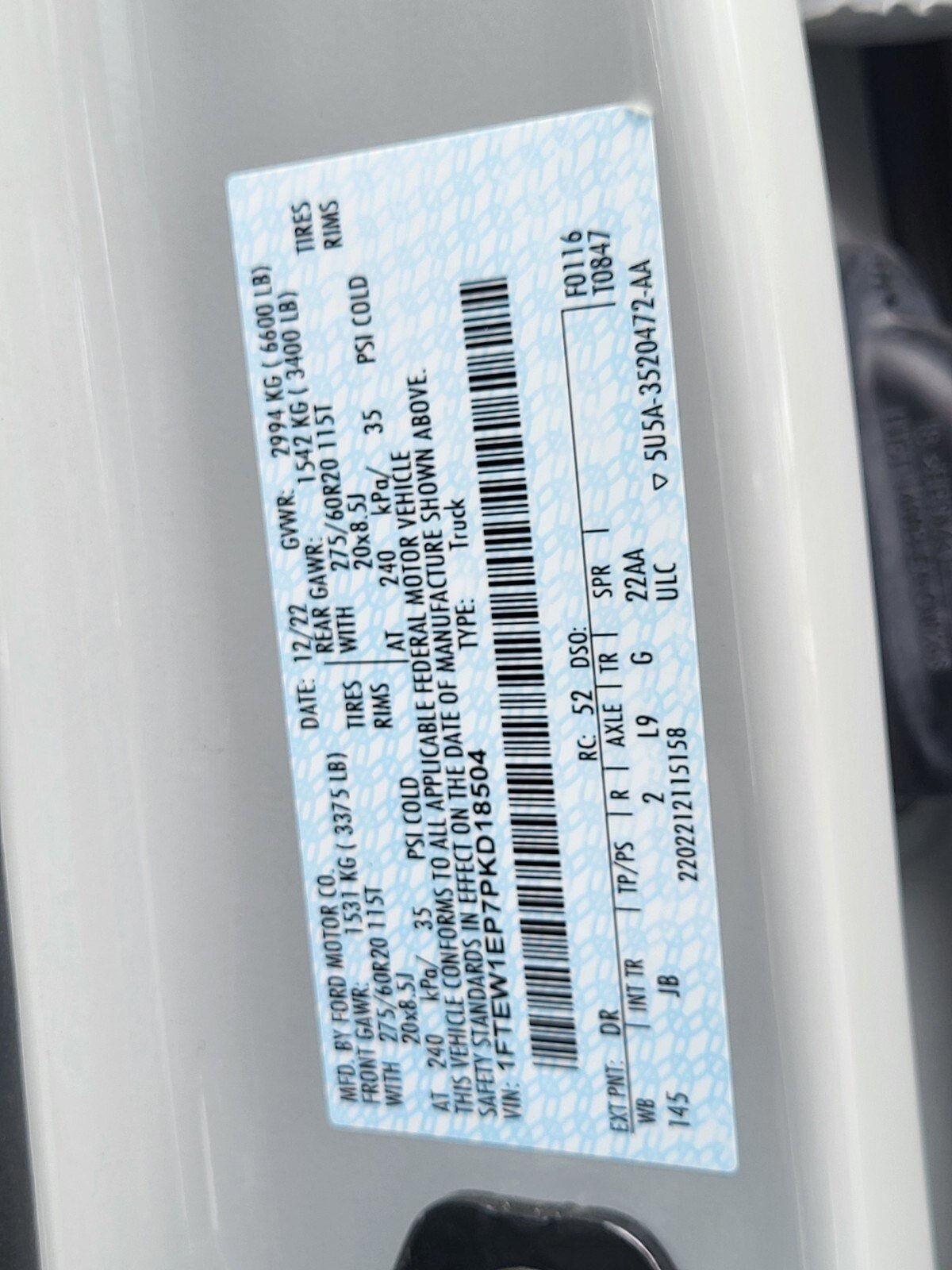 Certified 2023 Ford F150 XL w/ STX Appearance Package image 34