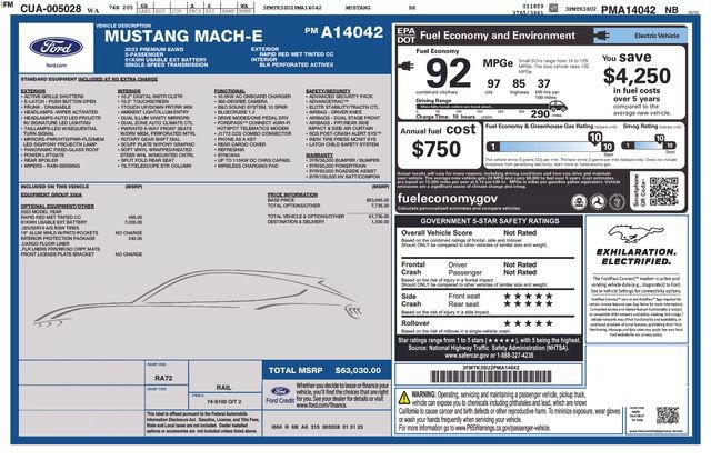 Certified 2023 Ford Mustang Mach-E Premium AWD/4WD image 32
