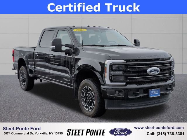 Certified 2025 Ford F350 Platinum w/ Snow Plow Prep Package